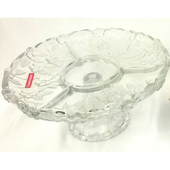 KAREN FOOTED COMAPARTMENT DISH 31CM ( 811104X image