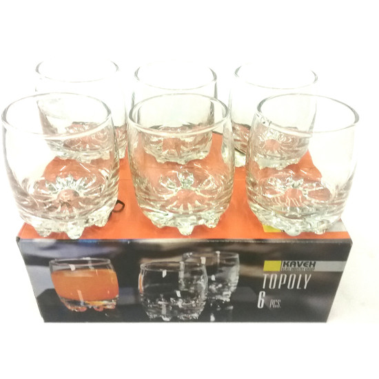 B425 TOPY GLASS 6PC 205CC image