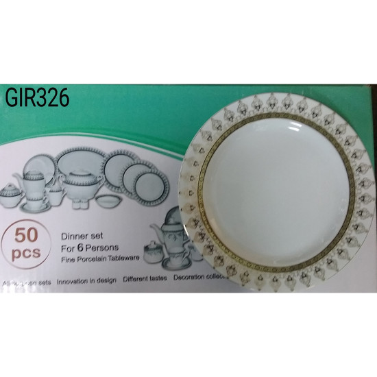 50PC DINNER SET 389 SERENA -Dinner set porcelain image