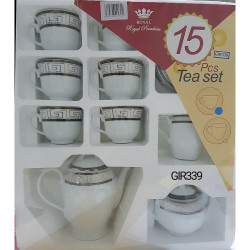 15PC TEA SET BLACK SAYA 419