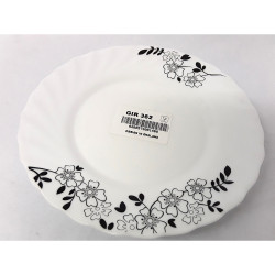 BLOSSOM BLACK SIDE PLATE
