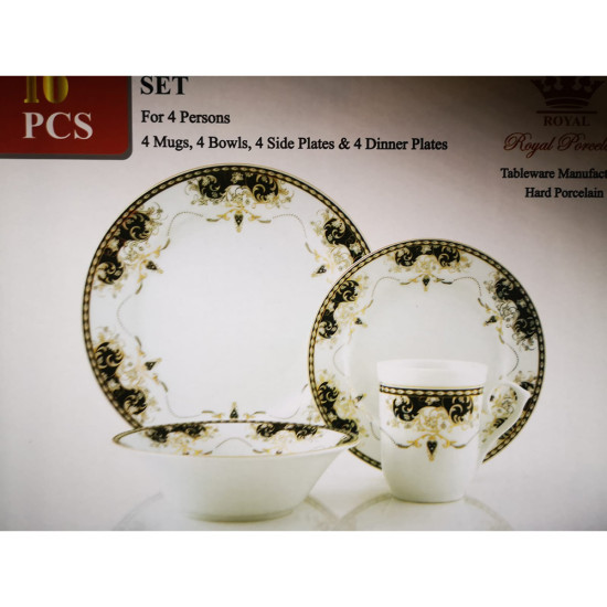16PC VANA DINNER SET 418D -Dinner set porcelain image