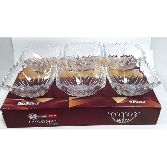 DIPLOMAT SMALL 6 PC BOWL SET -Glass bowls image