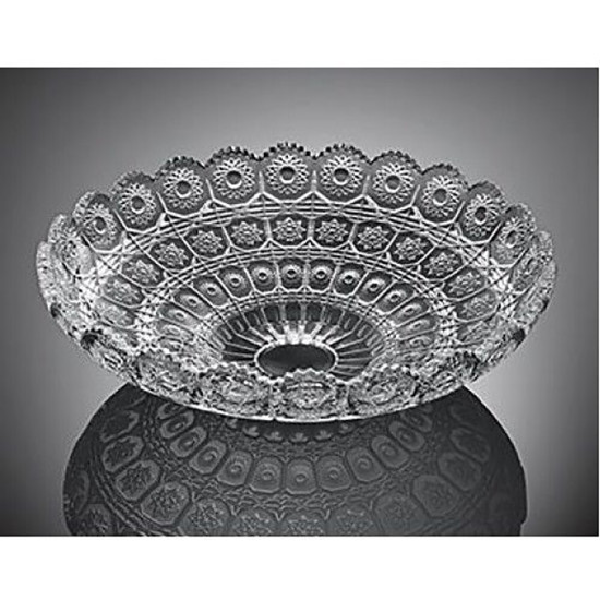 LARGE SHALLOW BOWL GLASS 31 CM ME JI 740721W -Glass bowls image