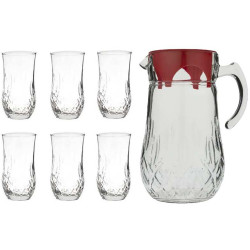 LIONA 7 PC WATER SET 300 CC+1.7 L (192102W )