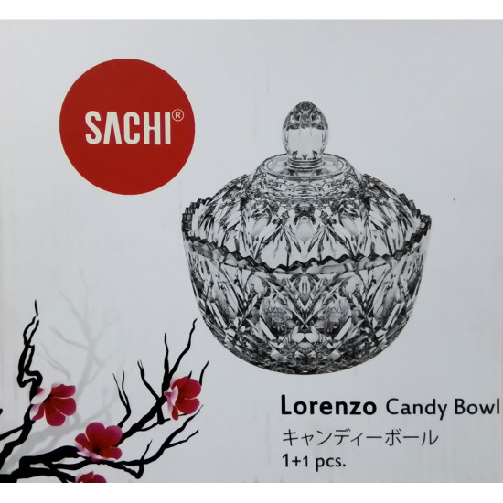 CANDY BOWL LORENZO LARGE 16 CN X 9 CM -Glass bowls image