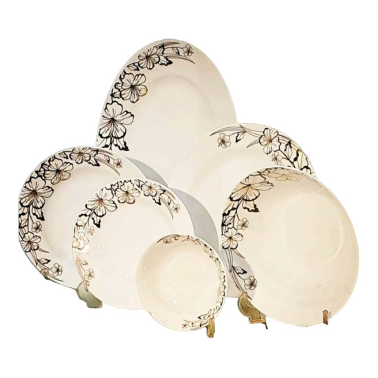 DINNER SET FLORANCE SPECIAL PRICE 26 PCS SET -Dinner set porcelain image