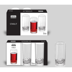 STARLIT 300 ML TUMBLER 3PK