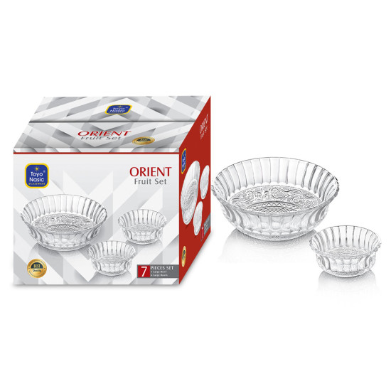 ORIENT 7 PCS FRUIT BOWL SET -Fruit set image