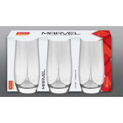 MARVEL 3 PCS GLASS SET 280 ML