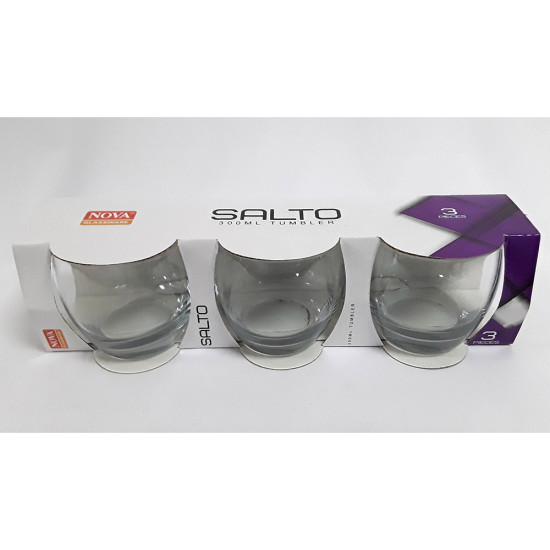 SALTO TUMBLER SET 3 PCS 300 ML -3 pc glass plain image