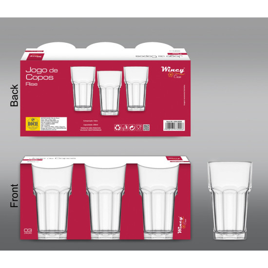 RISE 280ML TUMBLER 3PK image