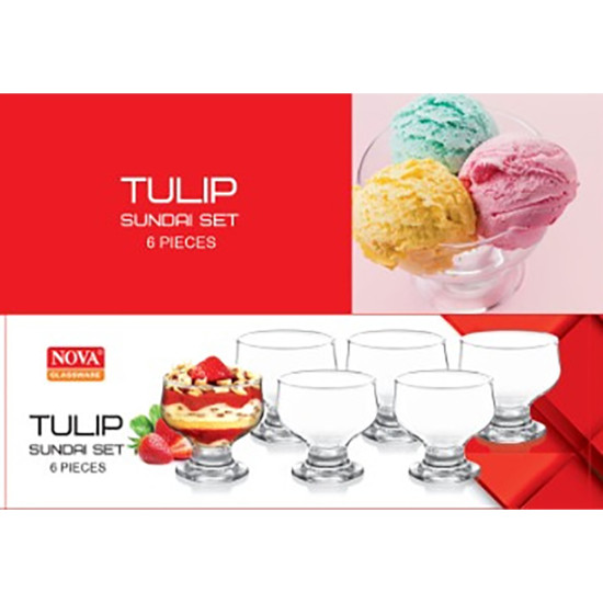 6 PCS TULIP ICE CREAM SET -Fruit set image