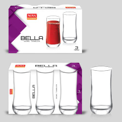 BELLA 3 PCS 280 ML TUMBLER SET