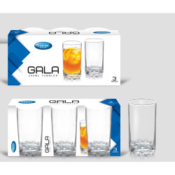GALA 300 ML GLASS 3 PAK