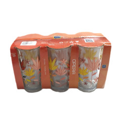 OPERA GLASS SET 6 PCS PRINTED RED