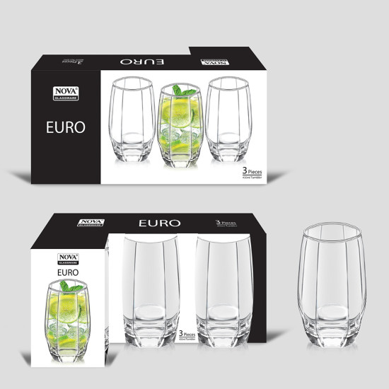 EURO GLASS 3 PAK 375 ML image