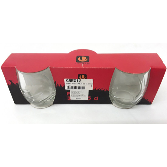 FLAMES TUMBLER 20 CL 9430-SL3B2 -3 pc glass plain image