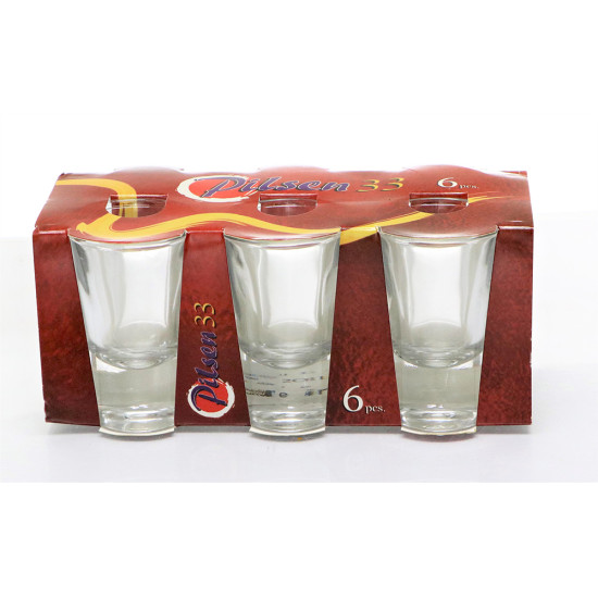 BIC PILSON SCHOT 6 PCS -Shot glass image