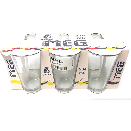 MEG TUMBLERS PAK OF 6 234 ML image