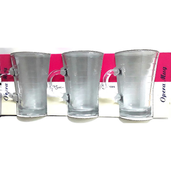 OPERA MUG 225 ML 3 PACK RING DESIGN image