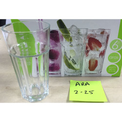 ARA270F 6PC GLASS IN GIFT BOX