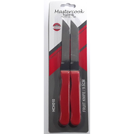 SERATED 2 PCS KNIVE SET RED image