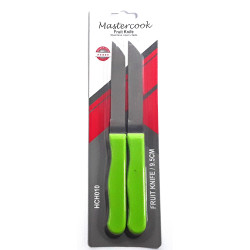 SERATED 2 PCS KNIVE SET GREEN 