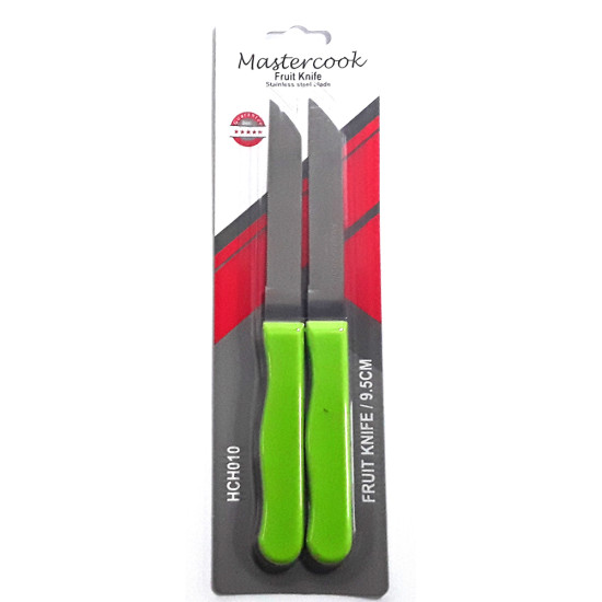 SERATED 2 PCS KNIVE SET GREEN -Knives image