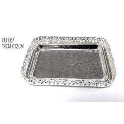 MINI SILVER OBLONG TRAY