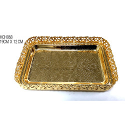 MINI GOLD OBLONG TRAY