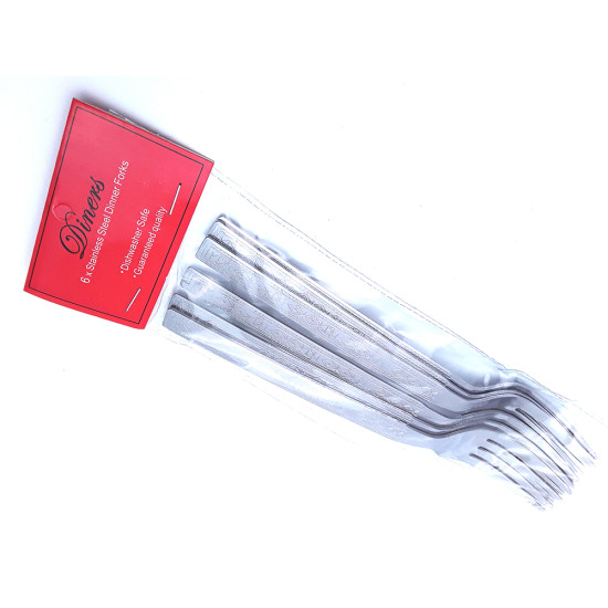 DINNER FORK B009 RED PK / 6 [6940899002249] image