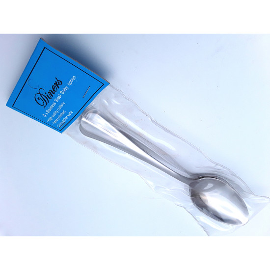BABY SPOON B019 BLUE PK / 4 -Cutlery image