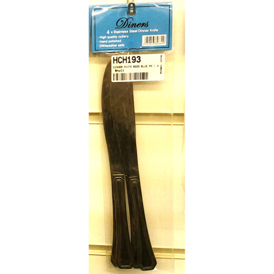 DINNER KNIFE B023 BLUE PK / 4 image