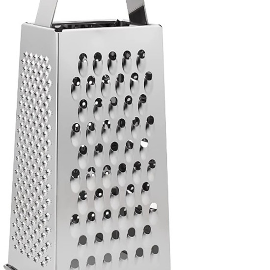 GRATER 4 SIDED STAINLESS STEEL 9 INCH -Grater image