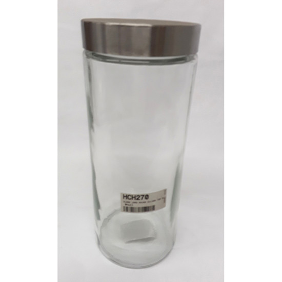 GLASS JAR ROUND SS LID 750 ML image