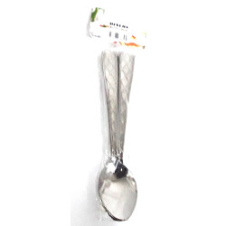 DIAMOND CUT DESSART SPOON HEAVY TYPE 6PC