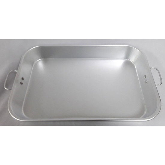 ALUMINIUM BAKING TRAY W/ HANDLES 46.5X31X6CM - Assorted caterware image