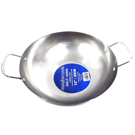 FLAT BOTTOM MILD STEEL KARAI 30 CM image