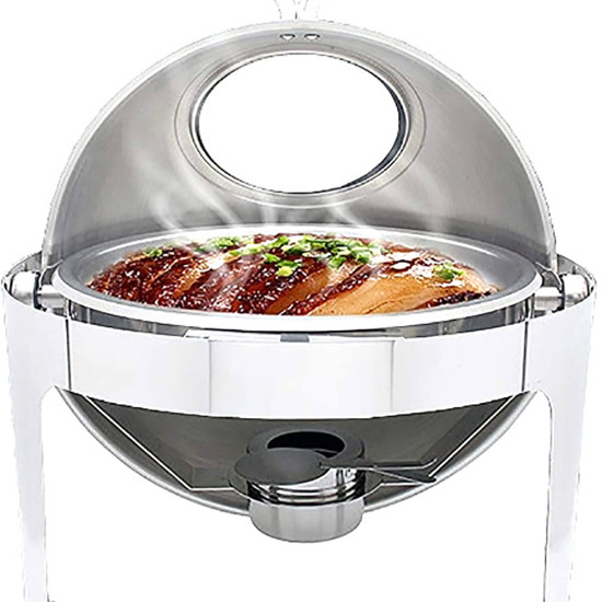 CHAFING DISH ROUND 6 LT - Assorted caterware image