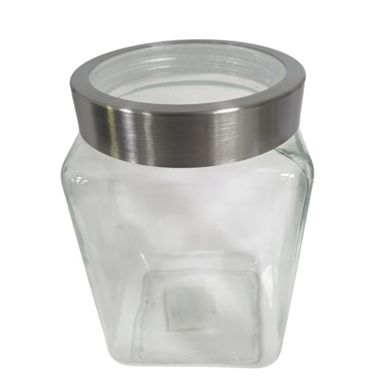 JAR SQUARE WITH SEE THROUGH LID 1.7 LITRE image