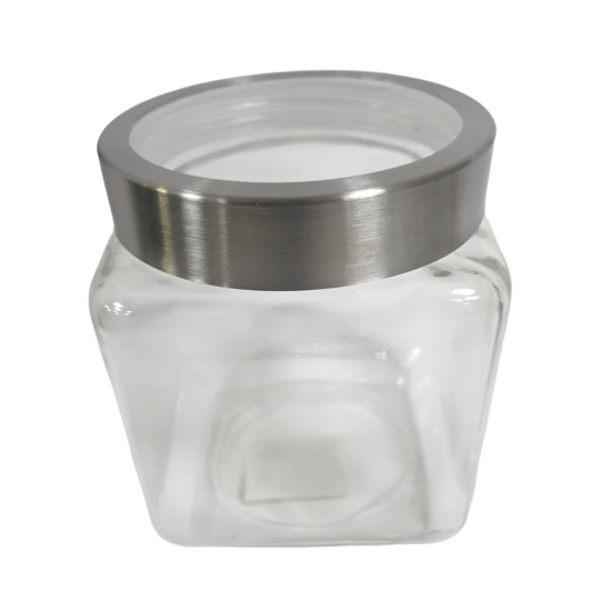 JAR SQUARE WITH SEE THROUGH LID 1.3 LITRE image