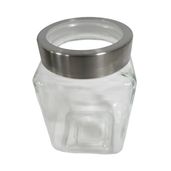 JAR SQUARE WITH SEE THROUGH LID 800 ML image