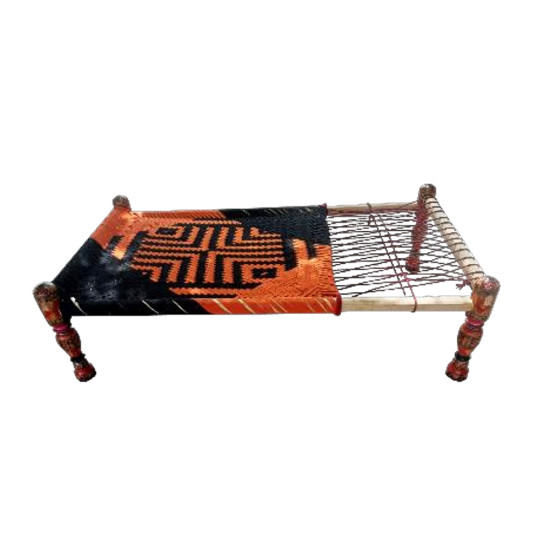 CHARPAI WOODEN BED LARGE HEAVY TYPE -Assorted houseware image