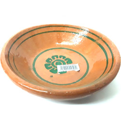 MITTI POLISHED FLOWER PRINT BOWL 8 INCH