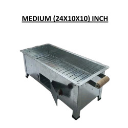 BBQ MEDIUM SILVER 24 X 10 X10 INCH