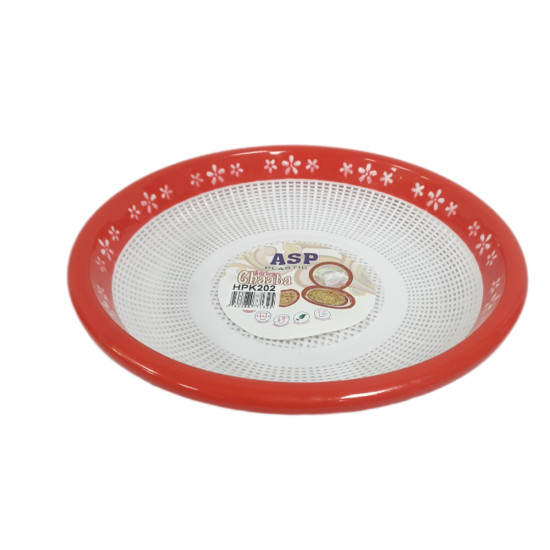ROTI CHAB PLASTIC DISH 12 INCH MIX COLOURS -Assorted plastics image