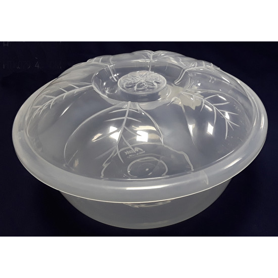 BASIN AND LID TRANSPARENT NO 1 / 29.5CM image