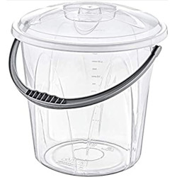 TURK CLEAR BUCKET AND LID 20 LITRE