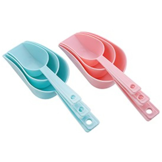 SCOOP PLASTIC 3PC SET 16/15/13.5CM -Kitchen tools image